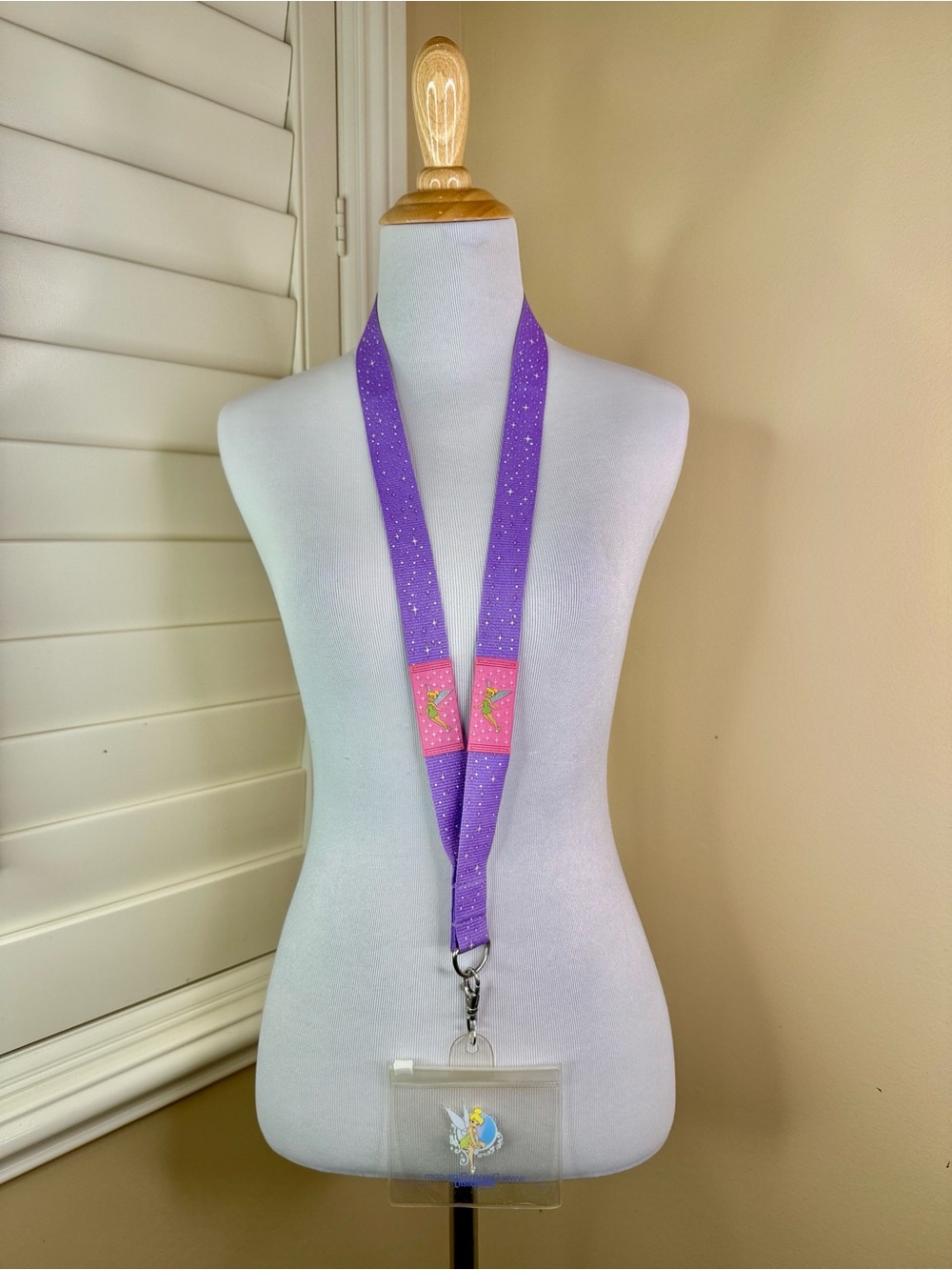 Disney Tinkerbell lanyard with pass holder